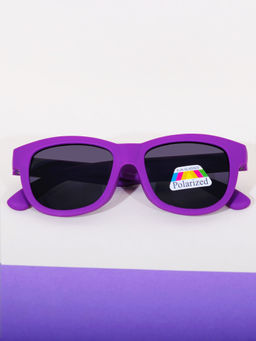 DukieKooky - Unisex Kids Stylish and Sturdy Purple Wayfarer Sunglasses
