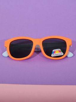 DukieKooky - Unisex Kids Stylish and Sturdy Orange Wayfarer Sunglasses