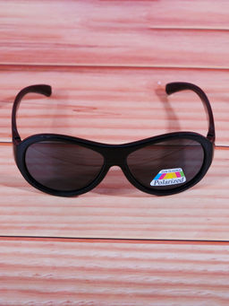 DukieKooky - Unisex Kids Stylish and Sturdy Black Rectangle Sunglasses
