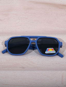 DukieKooky - Unisex Kids Stylish and Sturdy Grey Aviator Sunglasses