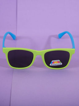 DukieKooky - Unisex Kids Stylish and Sturdy Green Wayfarer Sunglasses