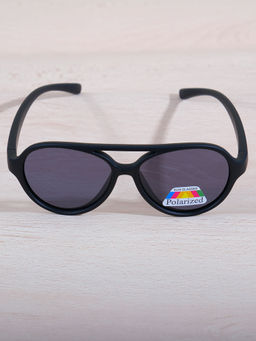 DukieKooky - Unisex Kids Stylish and Sturdy Black Aviator Sunglasses