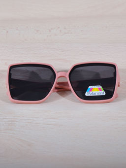 DukieKooky - Unisex Kids Stylish and Sturdy Pink Square Sunglasses