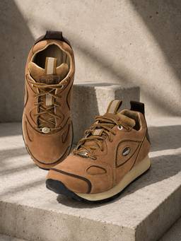 WOODLAND - Khaki Lightweight Breathable Comfortable Casual Sneakers For Men