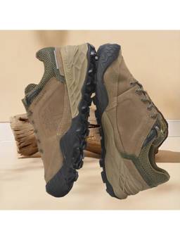 WOODLAND - Beige Lightweight Breathable Comfortable Casual Sneakers For Men