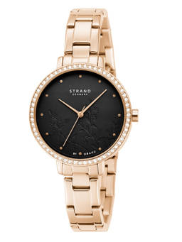 Strand by Obaku - Pacifica Black Dial Quartz Watch For Women (S712LXVBSV)