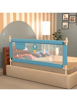 BAYBEE - Blue Portable Kids Bed Rail Safeguard Fence with Adjustable Height