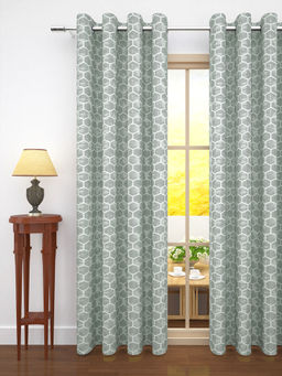 Story@Home - Jacquard 400 GSM Grey 1 U Curtain