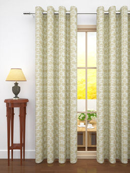 Story@Home - Jacquard 400 GSM Cream 1 U Curtain