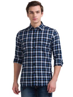 Parx - Men Checks Black Shirt