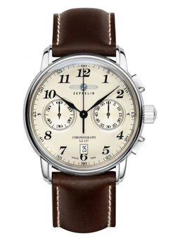 Zeppelin - LZ127 Graf Chronograph Date Analog Beige Dial Mens Watch-76785