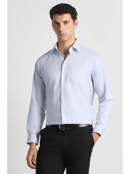 Van Heusen - Grey Textured Regular Fit Shirt