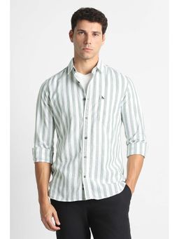 Van Heusen - White Stripes Regular Fit Shirt
