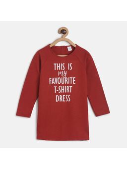 MINI KLUB - Kids Girls Maroon Dress