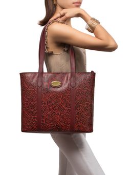 Hidesign - Santos 02 Womens Tote Bag - Red (L)