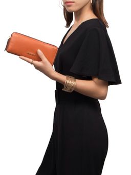 Hidesign - Beth W2 Womens Solid Wallet - Tan (M)