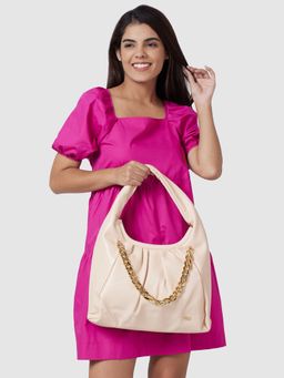 Globus - Women Solid Vegan Leather Hobo Bag