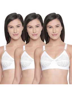 Bodycare - Perfect Coverage Bra-Pack Of 3 - White