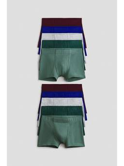 H&M - Boys Multi-Color 10-Pack Cotton Trunks