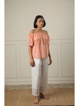 Mukul - Orange Off Shoulder Top