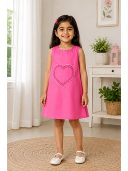 Shopbloom - Girls Pink Heartfelt Twirl Dress