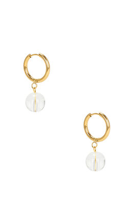 Casa Clara - Halle Huggie Hoop & Bead