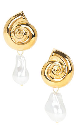 Casa Clara - Mist Spiral Pearl Earrings