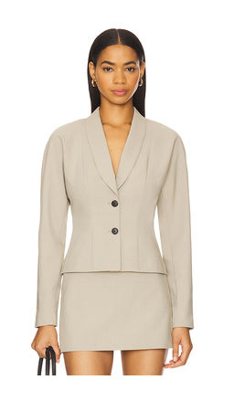 EAVES - Liah Blazer Top in Khaki