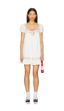 Frankies Bikinis - X Bella Hadid Western Poplin Mini Dress