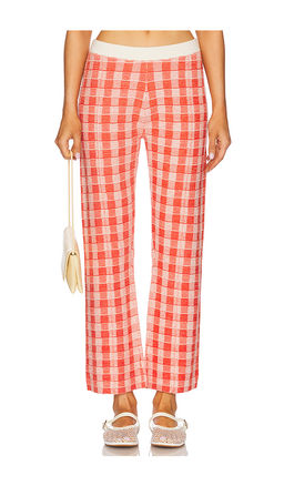 Guest In Residence - Gingham Flare Pant