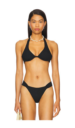 L SPACE - Eco Ocean Rib Isa Bikini Top