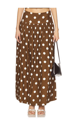 Majorelle - Dot Maxi Skirt