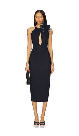 Mother of All - Olivia Denim Midi Dress