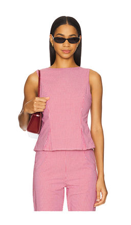 MORE TO COME - Drea Peplum Top