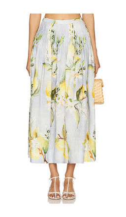 Nicholas - Amabelle Pintuck Midi Skirt