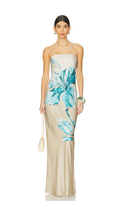 Rococo Sand - Strapless Maxi Dress