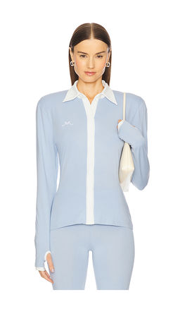 Rowen Rose - Long Sleeve Polo Top