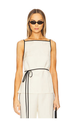 Shona Joy - Billie Contrast Tie Top