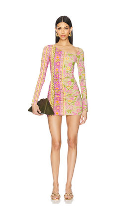 SPELL - Goldie Shimmer Mini Dress