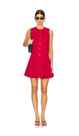 Theory - Sleeveless Button Down Mini Dress