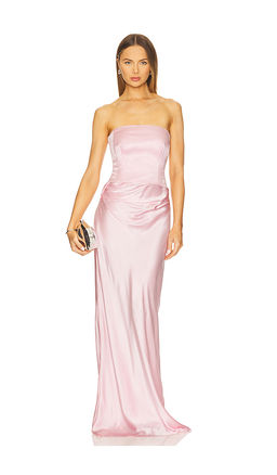 The Sei - Draped Strapless Gown