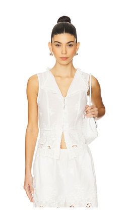 Weworewhat - Lace Button Up Top
