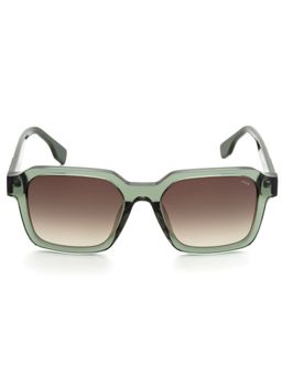 FILA - Full UV Protected Gradient Brown Lens Full Rim Square Sunglasses (52)