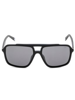 FILA - Full UV Protected Polarized Grey Lens Full Rim Square Sunglasses (57)