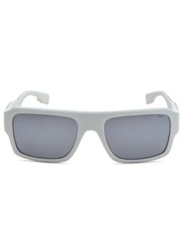 FILA - Full UV Protected Mirrored Grey Lens Full Rim Square Sunglasses (56)