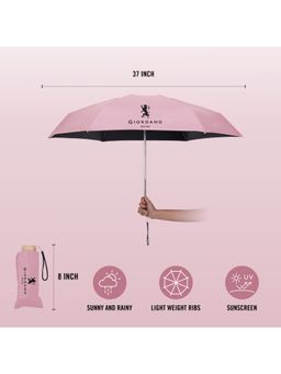 Giordano - Unisex Mini Umbrella - 3 Fold- Pink