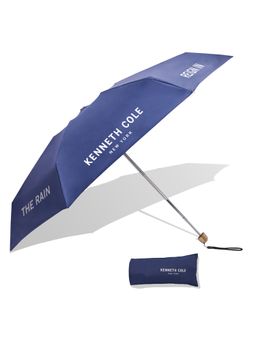 Kenneth Cole - Unisex Mini Umbrella - 3 Fold- Navy Blue
