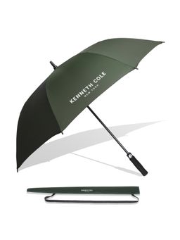 Kenneth Cole - UV Protection Unisex Auto Open Golf Size Umbrella with Travel Sleeve, Cover 23.5 Inch