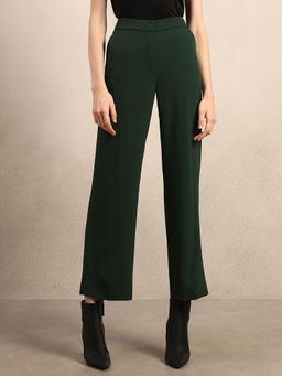 VERO MODA - Green High Rise Wide Leg Pant