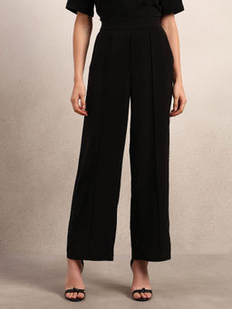 VERO MODA - Black Solid Pant